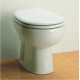 Sedile wc per Ideal Standard vaso Liuto con cerniere regolabili cromate