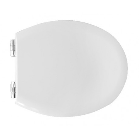 Sedile wc per Dolomite vaso Garda con cerniere a chiusura lenta e silenziosa