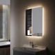 Su Misura Specchio da Bagno Filo Lucido con angoli arrotondati Retroilluminate led 20W art. spe121