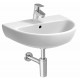 Lavabo sospeso in ceramica cm 65 monoforo linea Selnova Pro Pozzi Ginori