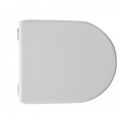 Sedile wc per Axa 5 con cerniere cromate con chiusura soft close