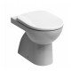 Sanitari a terra Pozzi Ginori Selnova 3 Pro in ceramica wc con scarico a suolo + bidet e copriwc