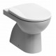 Sanitari a terra Pozzi Ginori Selnova 3 Pro in ceramica wc con scarico a pavimento + copriwc