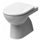 Sanitari a terra Pozzi Ginori Selnova 3 Pro in ceramica wc con scarico a pavimento + copriwc