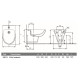 Bidet Sospeso Pozzi Ginori Selnova Pro in ceramica