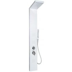 Colonna Doccia Manhattan Metaform in Acciaio Inox Bianco Opaco (White)