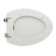 Sedile wc per Ceramica Scala vaso Spazio con cerniere cromate regolabili