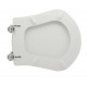 Sedile wc per Ceramica Axa vaso Smile con cerniere cromate regolabili