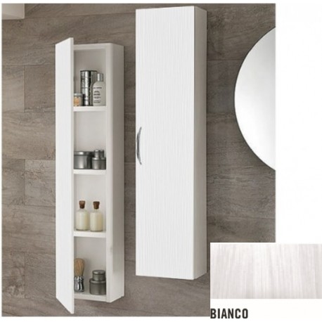 Pensile cucina 60 cm 1 anta bianco frassinato