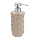 Set bagno 4 accessori in ceramica tortora Linea Florida