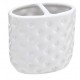 Set bagno 4 accessori in ceramica bianca Linea Florida