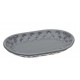 Set bagno 4 accessori in ceramica grigia Linea Florida