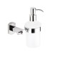 Set accessori a muro arredo bagno Gedy mod. Edera in acciaio inox e cromall