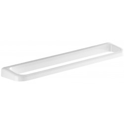 Portasalviette 60 cm a parete in resina termoindurente bianco per bagno Gedy mod. Darios