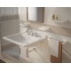 Set accessori bagno 8 pezzi in resina termoindurente Gedy mod. Darios fissaggio a muro