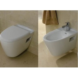 Vaso e Bidet Sospesi Venice Rak