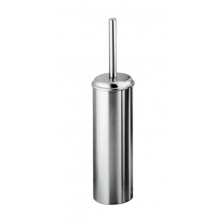 Scopino wc in acciaio inox Gedy Ascot d'appoggio con ciuffo in setole