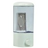 Dispenser sapone bianco Push a muro in resina termoplastica 600 ml