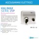 Asciugamani elettrico ad aria calda con pulsante in acciaio Aspira Kalimax 25P