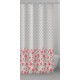 Tenda per doccia in materiale vinile a fantasia floreale 120 x 200h cm