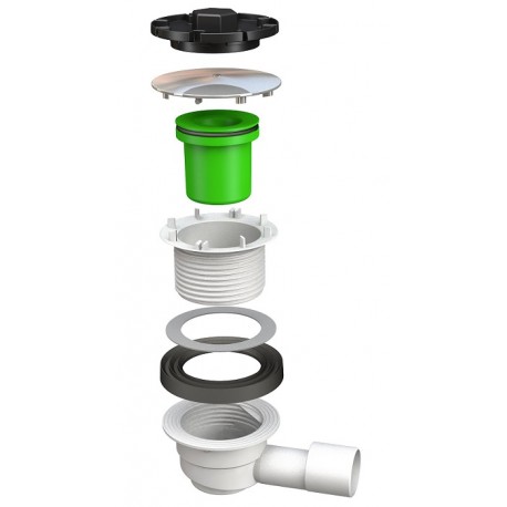 Coperture Fori Cerniere QUARKZMAN 30 Pezzi - Diametro 40 Mm, Plastica Bianca, Per Mobili Armadi Credenze