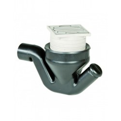Sifone a Pavimento per bagno Geberit con Imbuto D'Entrata laterale in PP
