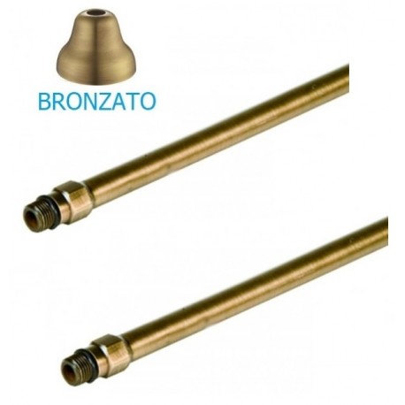 Coppia Cannette per Monoforo Bronzate