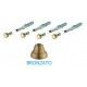 Completo catis mini in ottone bronzato