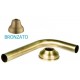 Completo catis mini in ottone bronzato