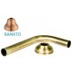 Completo catis mini in ottone ramato