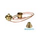 Completo catis maxi in ottone bronzato