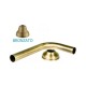 Completo catis maxi in ottone bronzato