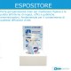 Espositore Porta gel igienizzante mani in pvc dimensione 30x30x130 cm