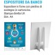 Espositore da banco di prevenzione per contenere contagio da coronavirus dimensione 21 x 29,7 cm