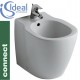 Vaso e Bidet Connect Ideal Standard Filo Parete con Coprivaso