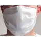 Mascherina filtrante protettiva in 100% poliestere lavabile e riutilizzabile colore bianco