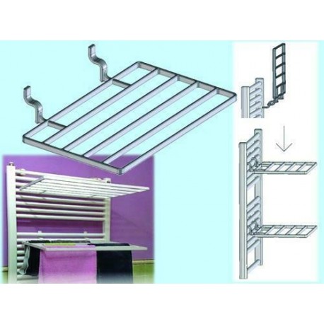 Stendibiancheria per scaldasalviette termoarredo set 3 pezzi