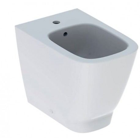 Geberit Smyle Square bidet a pavimento finitura bianco lucido art. 500.841.00.1