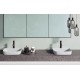 Green lux 42x42 catalano lavabo installazione ad appoggio o semincasso bianco satinato senza troppopieno