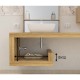 Top Bagno Larghezza 80 x Profondità 55 cm in abete per lavabi d'appoggio