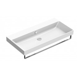 New Zero 100x50 catalano lavabo installazione sospesa, appoggio, semincasso o su mobile bianco lucido con troppopieno