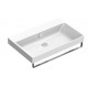 New Zero 75x50 catalano lavabo installazione sospesa, appoggio, semincasso o su mobile bianco lucido con troppopieno