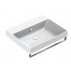 New Zero 60x50 catalano lavabo installazione sospesa, appoggio, semincasso o su mobile bianco satinato con troppopieno