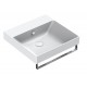 New Zero 50x50 catalano lavabo installazione sospesa, appoggio, semincasso o su mobile bianco satinato con troppopieno