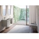 New Zero 50x50 catalano lavabo installazione sospesa, appoggio, semincasso o su mobile cemento satinato con troppopieno