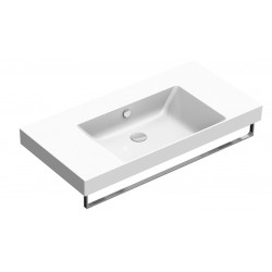 New Zero 100x50 catalano lavabo installazione sospesa, appoggio, semincasso o su mobile bianco lucido cod. 110ZEUP00