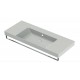 New Zero 125x50 catalano lavabo installazione sospesa, appoggio, semincasso o su mobile cemento satinato cod. 125ZEUPCS