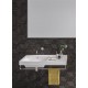 New Zero 100x50 catalano lavabo installazione sospesa, semincasso o su mobile bianco lucido con piano di appoggio a destra