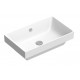 Collezione  New Zero 60x37 catalano lavabo installazione ad appoggio o semincasso bianco lucido cod. 16037VE00