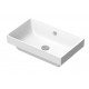 New Zero 60x37 catalano lavabo installazione ad appoggio o semincasso bianco lucido cod. 16037VE00